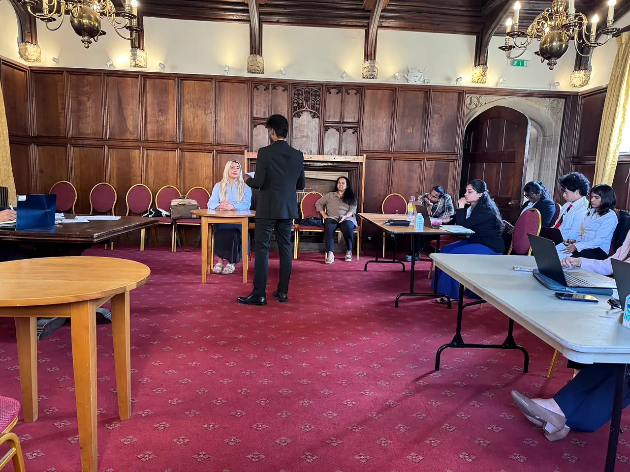 Moot court in session