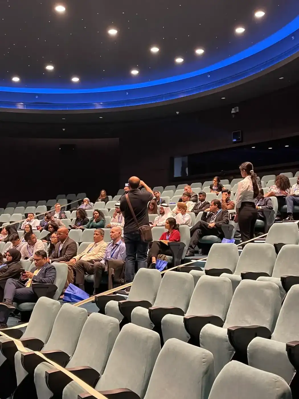 Delegates in the plenary session
