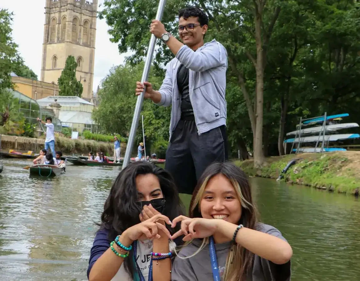Punting on the river