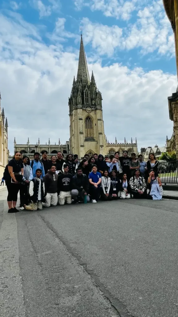 Group photo in central Oxford